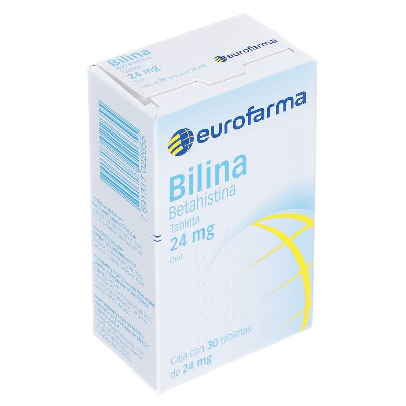 Bilina 24 Mg Con 30 Tabletas 7891317022655 2