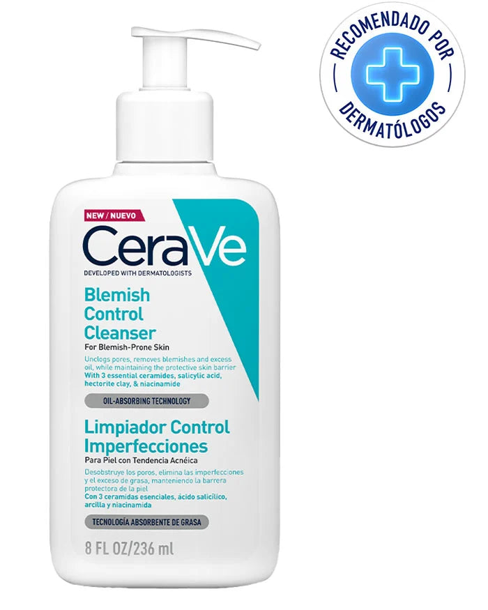 Gel Cerave Limpiador Control Imperfecciones 236 Ml