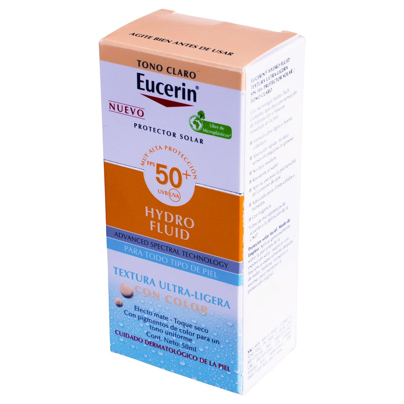 Bloqueador Eucerin Fps 50 Hydrofluido Claro 50 Ml 4006000127026 7