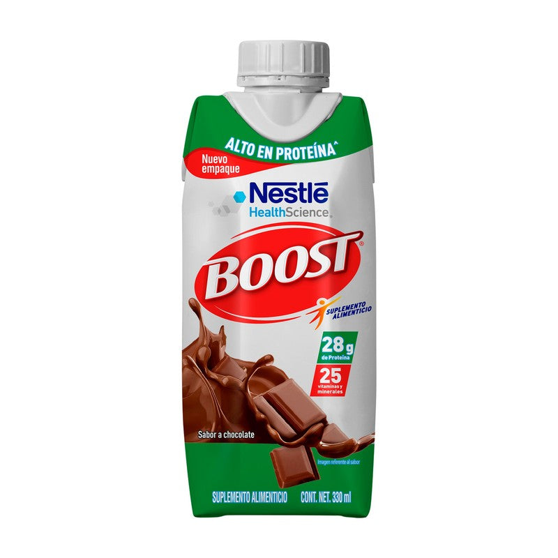 Boost High Proteina Suplemento Alimenticio Chocolate 330 Ml 7506475113069