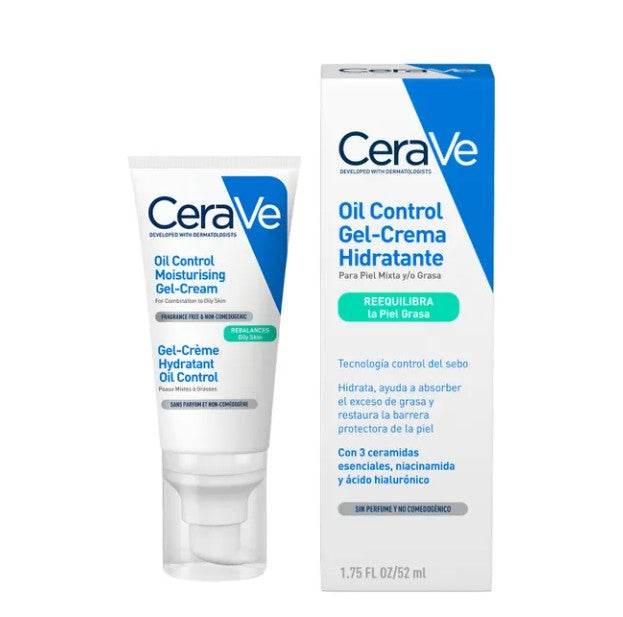 Gel Crema  Cerave Oil Control Hidratante 52 Ml 3337875909525