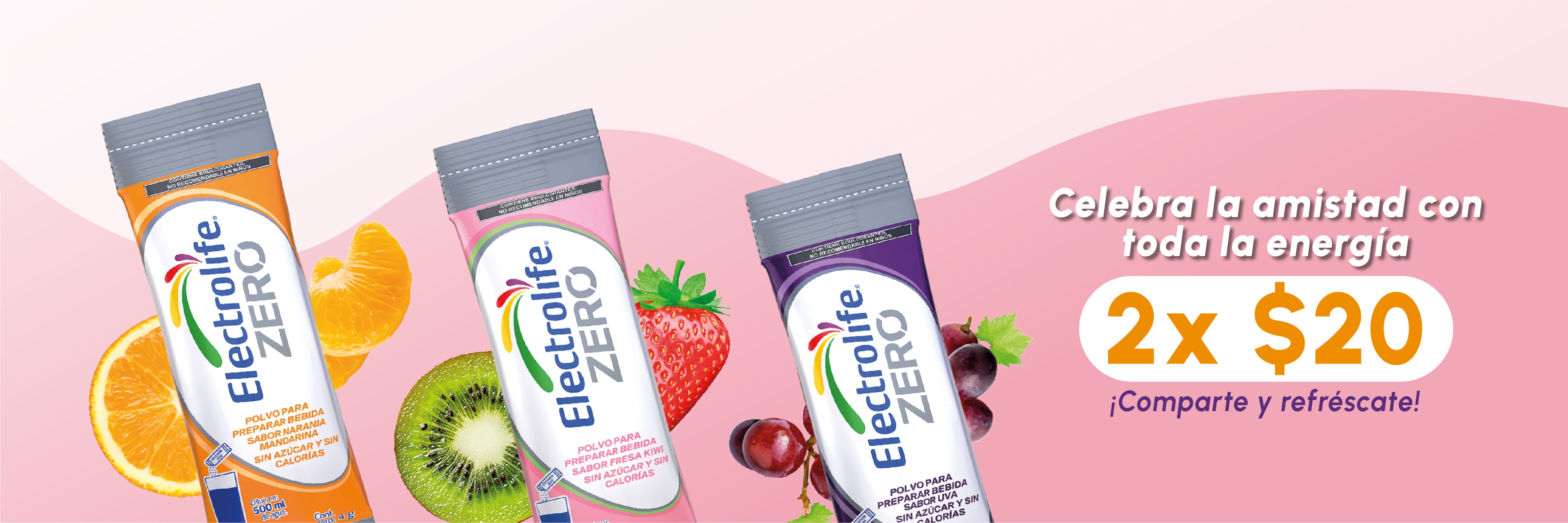 celebra la amistad 2x1 electrolit
