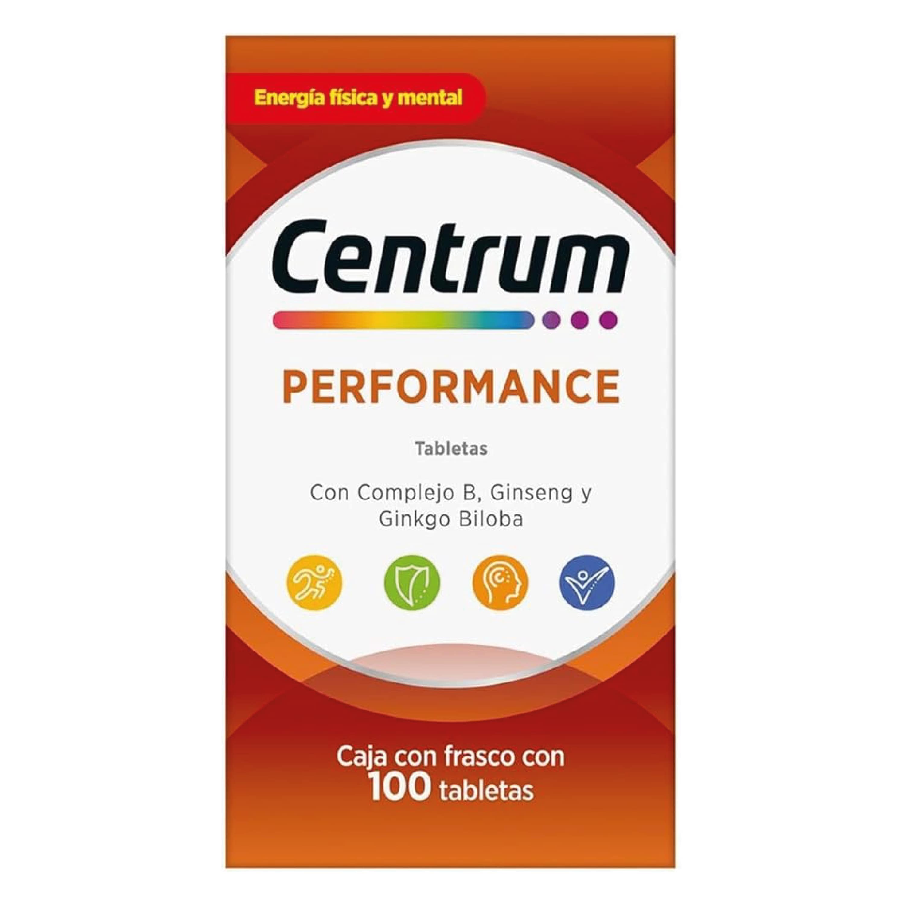 Centrum Performance Con 100 Tabletas