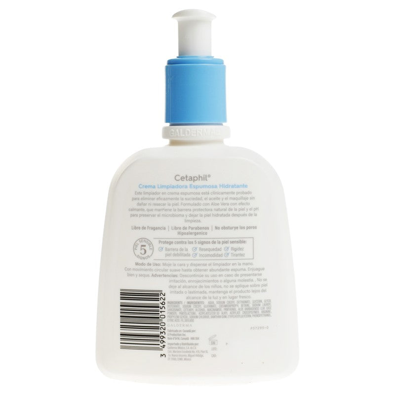 Cetaphil Crema Limpiadora Espumosa Hidratante 237 Ml 3499320015622 7