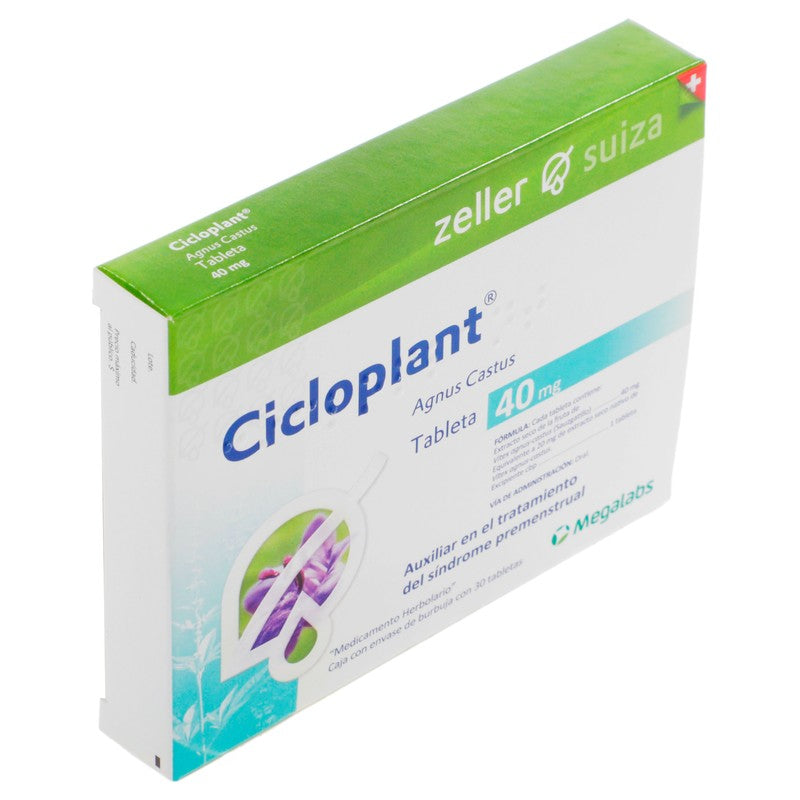 Cicloplant 40 Mg Con 30 Tabletas 7501390910205 2