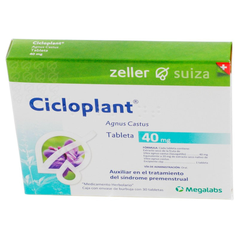 Cicloplant 40 Mg Con 30 Tabletas 7501390910205 3