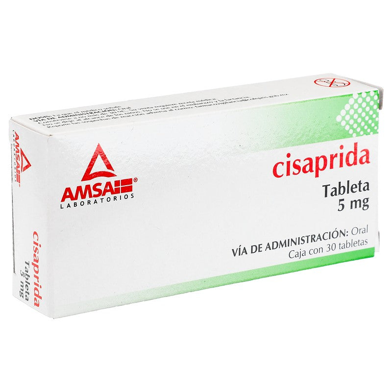 Cisaprida 5 Mg Con 30 Tabletas Amsa 7501349028326 3