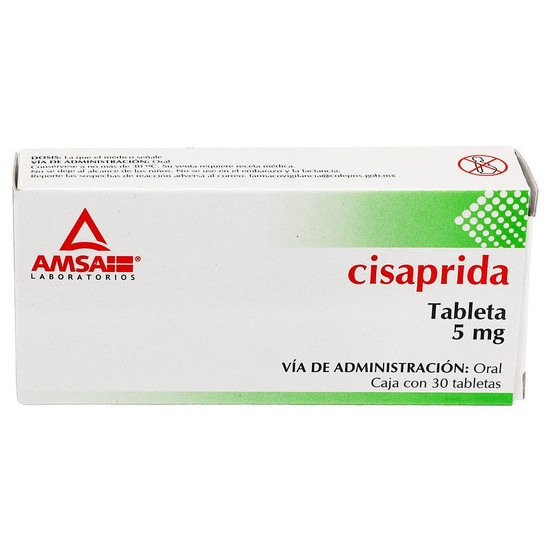 Cisaprida 5 Mg Con 30 Tabletas Amsa 7501349028326 5