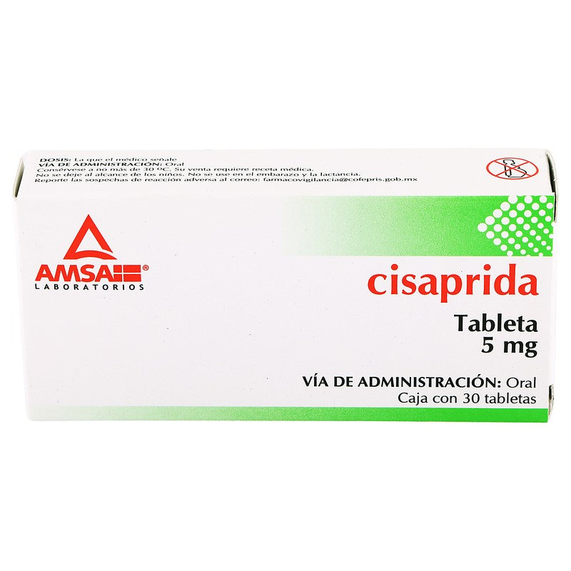 Cisaprida 5 Mg Con 30 Tabletas Amsa 7501349028326 6