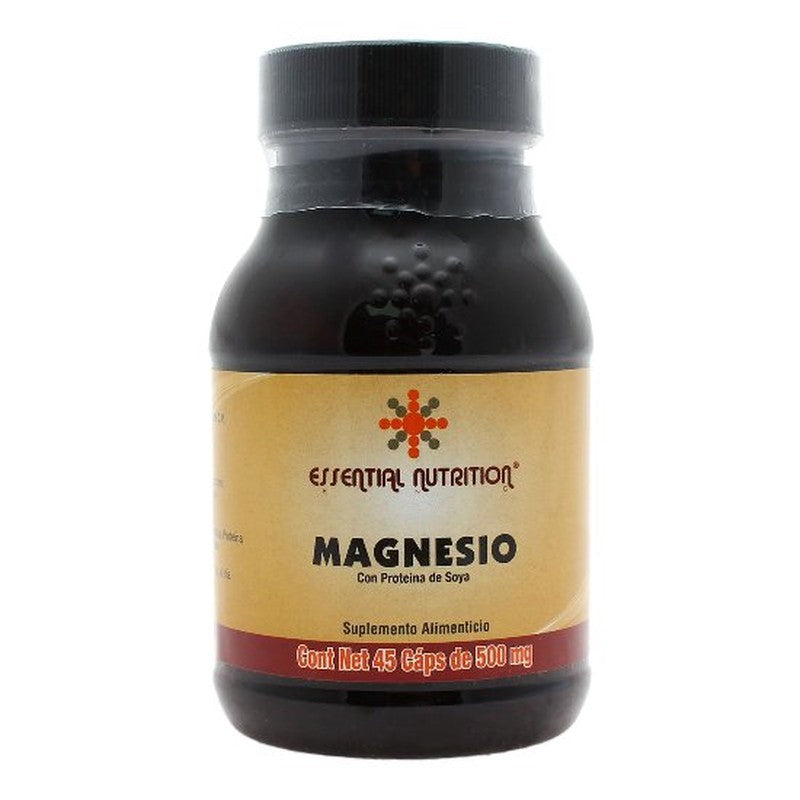 Citrato De Magnesio 500 Mg Suplemento Alimenticio Con 45 Capsulas Essential 7506241700424