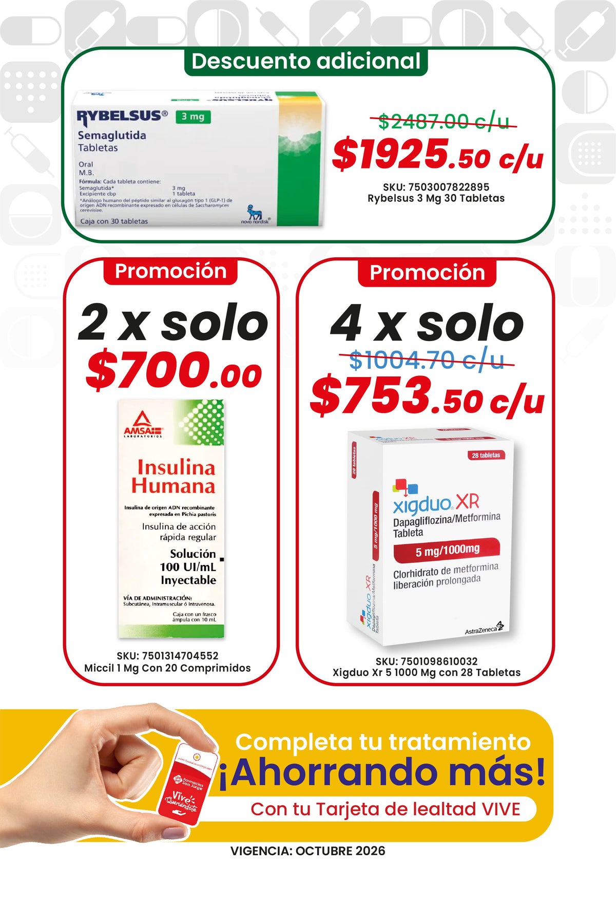 completa tu tratamiento ahorrando más 