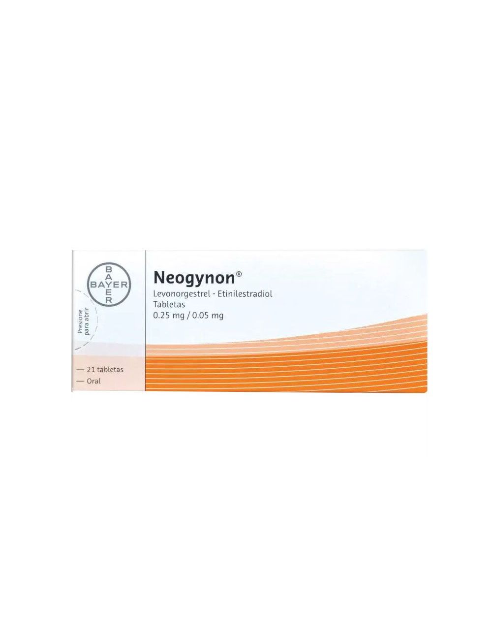 Neogynon 0.25/0.05 Mg Con 21 Tabletas