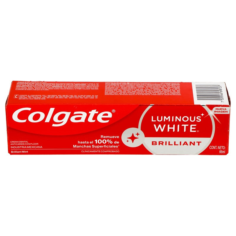 Crema Dental Colgate Luminous White Brilliant 66 Ml 7509546698137 3