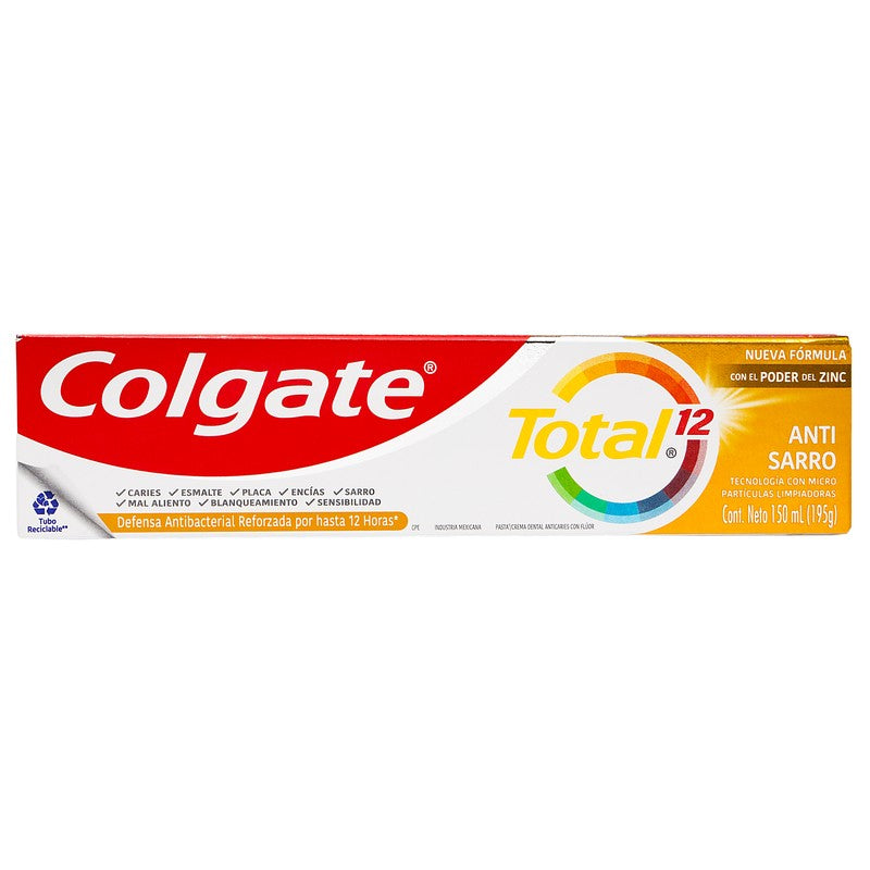 Crema Dental Colgate Total Antisarro 150 Ml 7509546653518 13