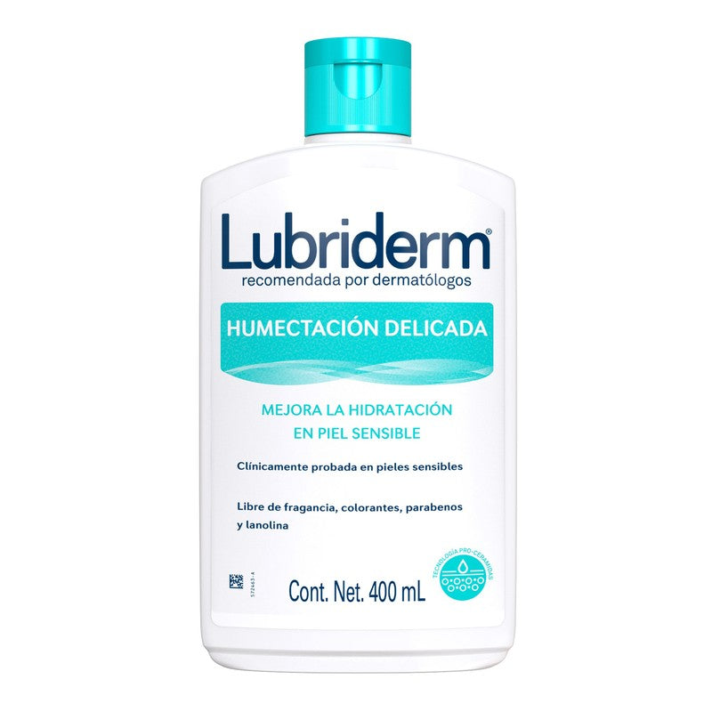 Crema Lubriderm Humectacion Delicada 400 Ml 7702031244554