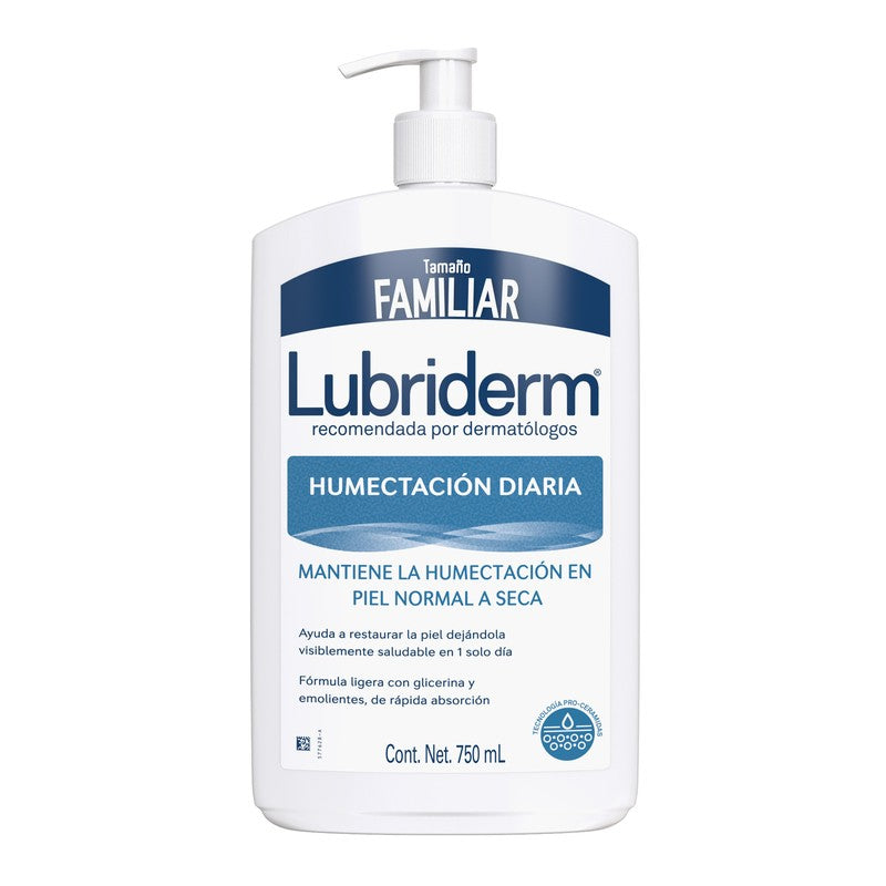 Crema Lubriderm Humectacion Diaria Familiar 750 Ml 7702031244516