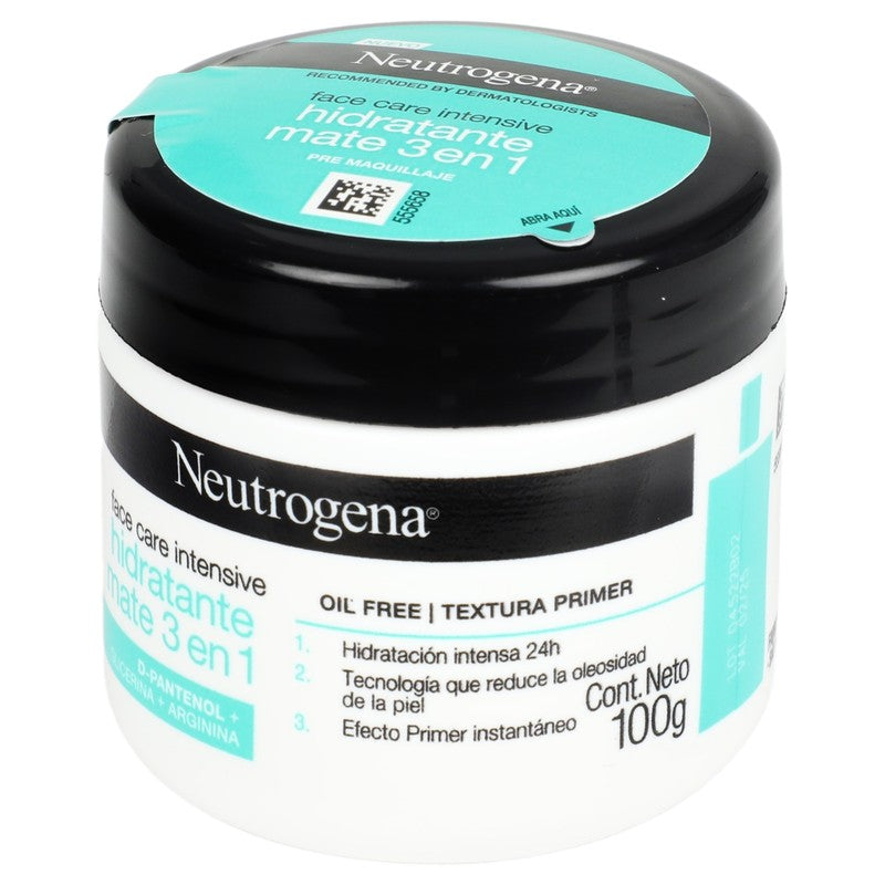 Crema Neutrogena Hidratante Mate 3 En 1 100 G 7891010253844 3