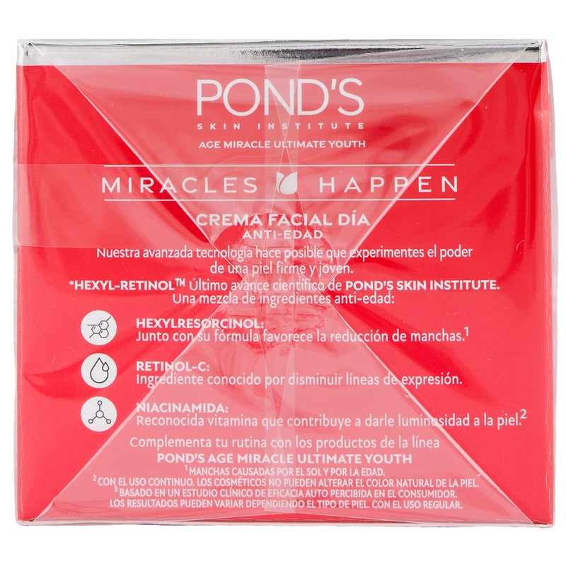Crema Ponds Facial Age Miracle Hexyl Dia 50 G 7506306252189 8