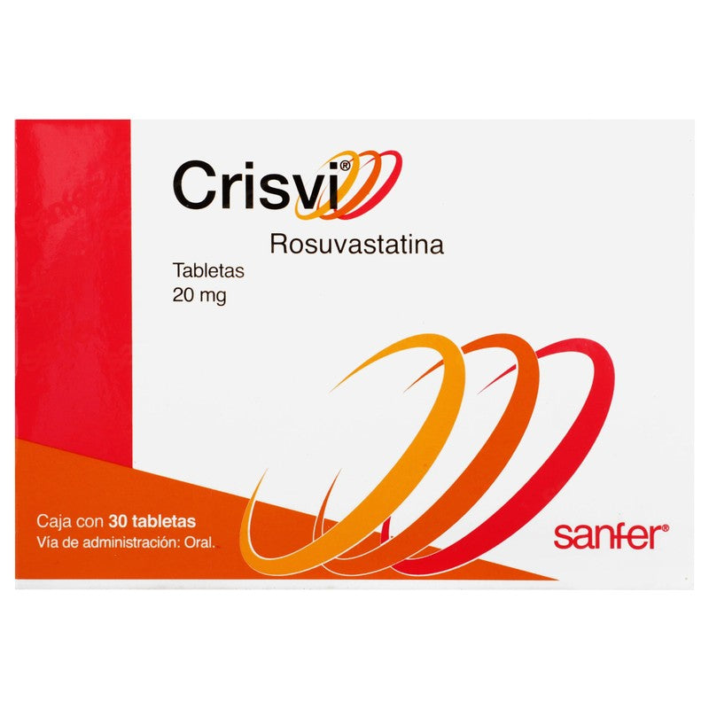 Crisvi 20 Mg Tabletas 30 7501070638481
