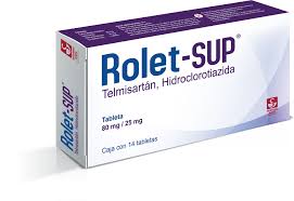 Rolet Sup 80 Mg / 25 Mg - Caja Con 14 Tabletas (Telmisartán E Hidrocloratiazida)
