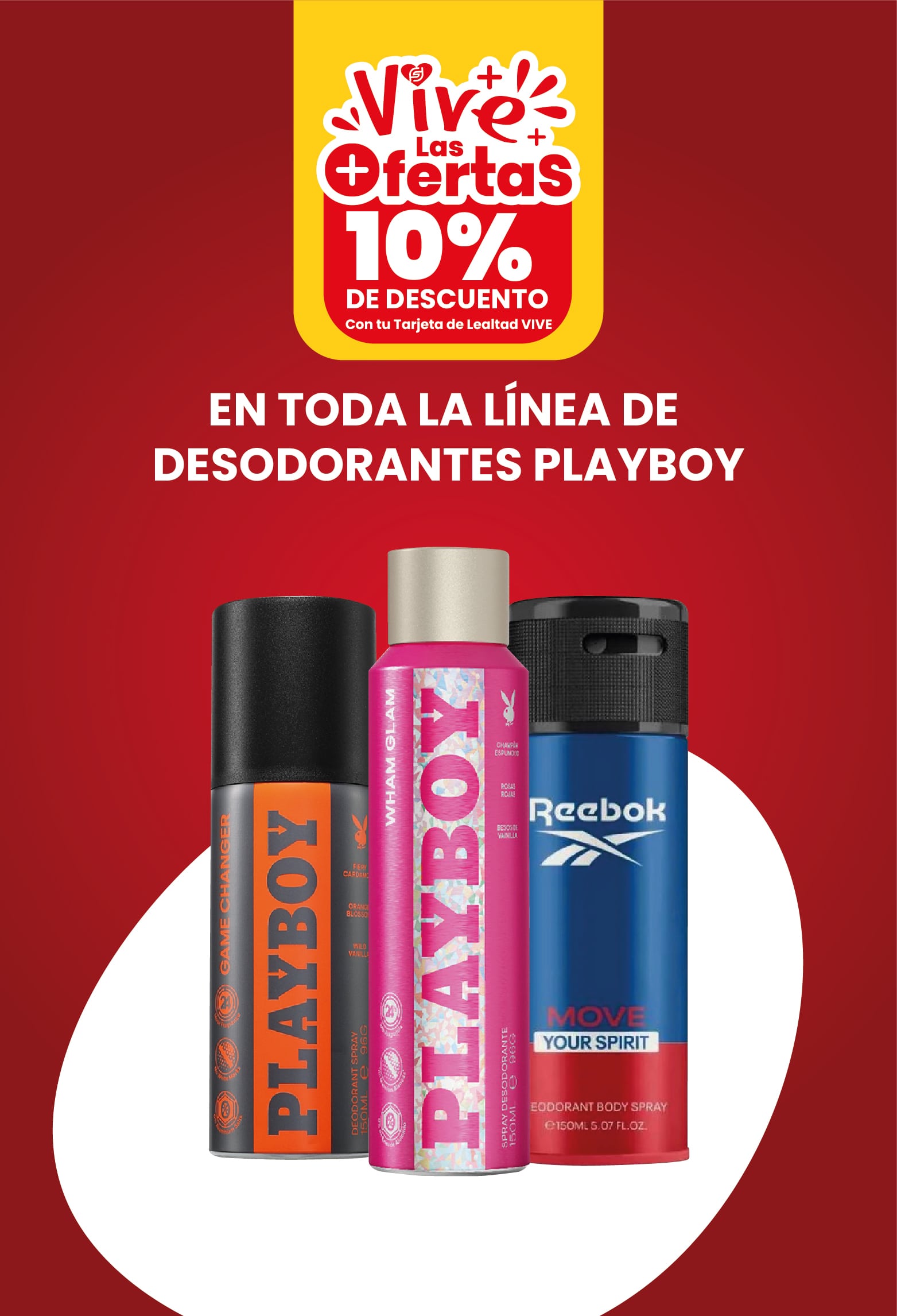 descuento desodorantes playboy