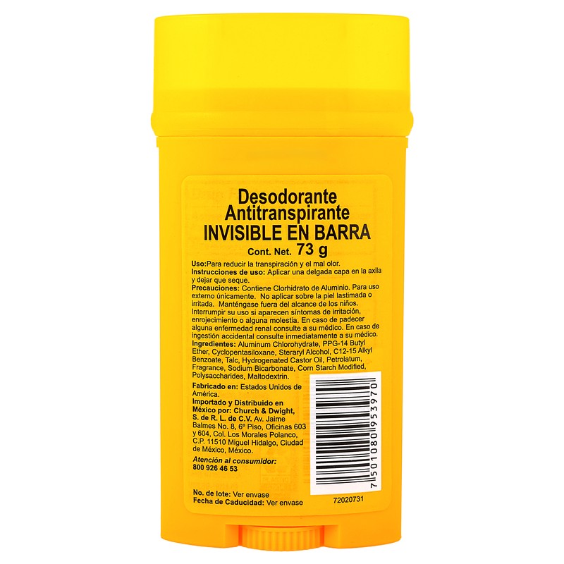 Desodorante Arm  Hammer Ultra Max Fresh Barra 73 G 7501080953970 7