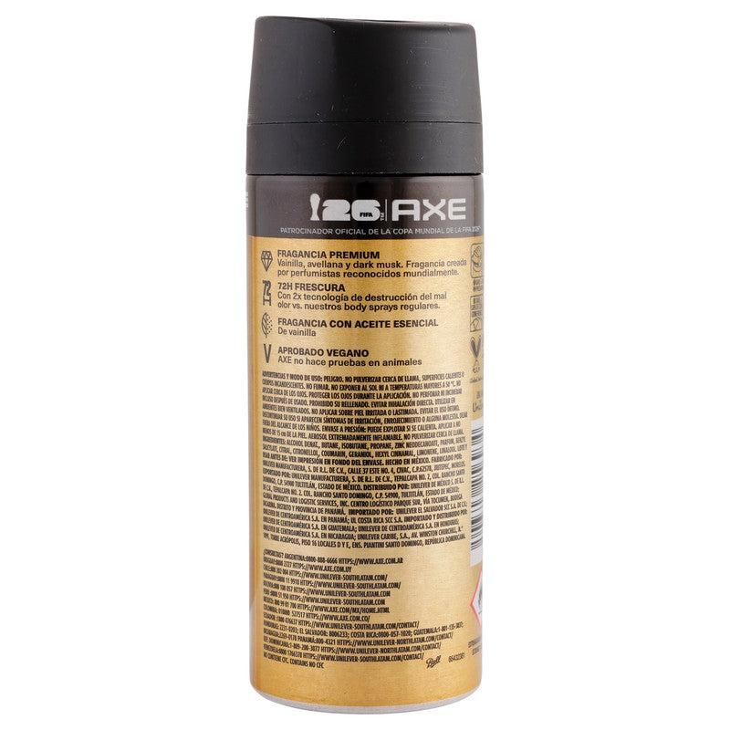 Desodorante Axe Edicion Limitada Vainilla Dark 150 Ml 7506306256934 7