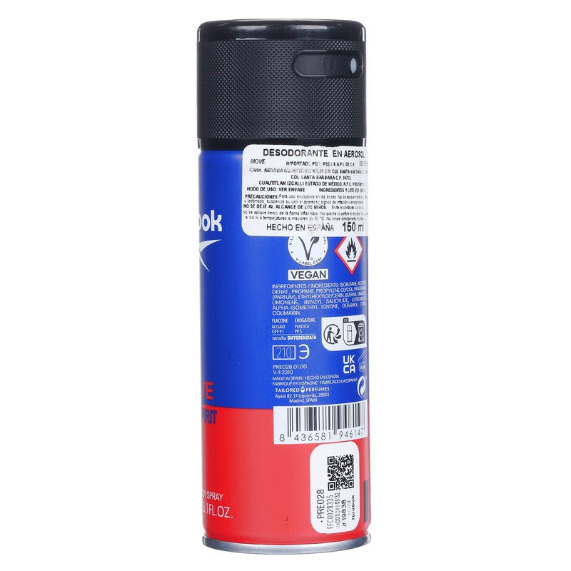 Desodorante Reebok Move Your S Spray 150 Ml 8436581946147 5