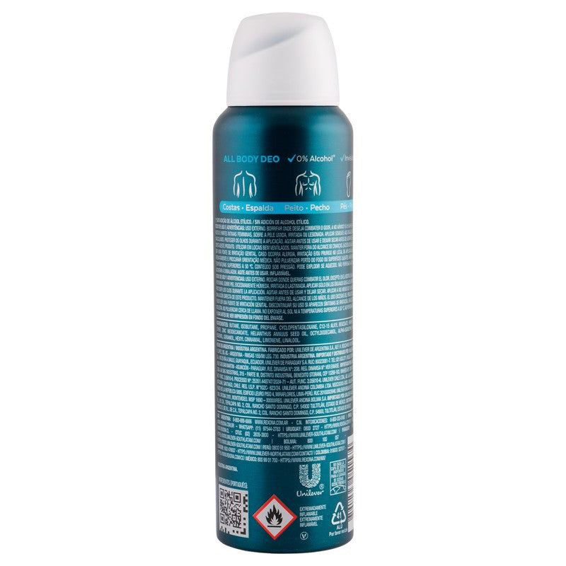 Desodorante Rexon All Body Ocean Rush 150 Ml 7791293051574 7