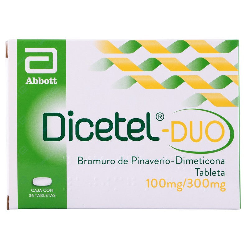 Dicetel Duo 100300 Mg Con 36 Tabletas 7501033961946