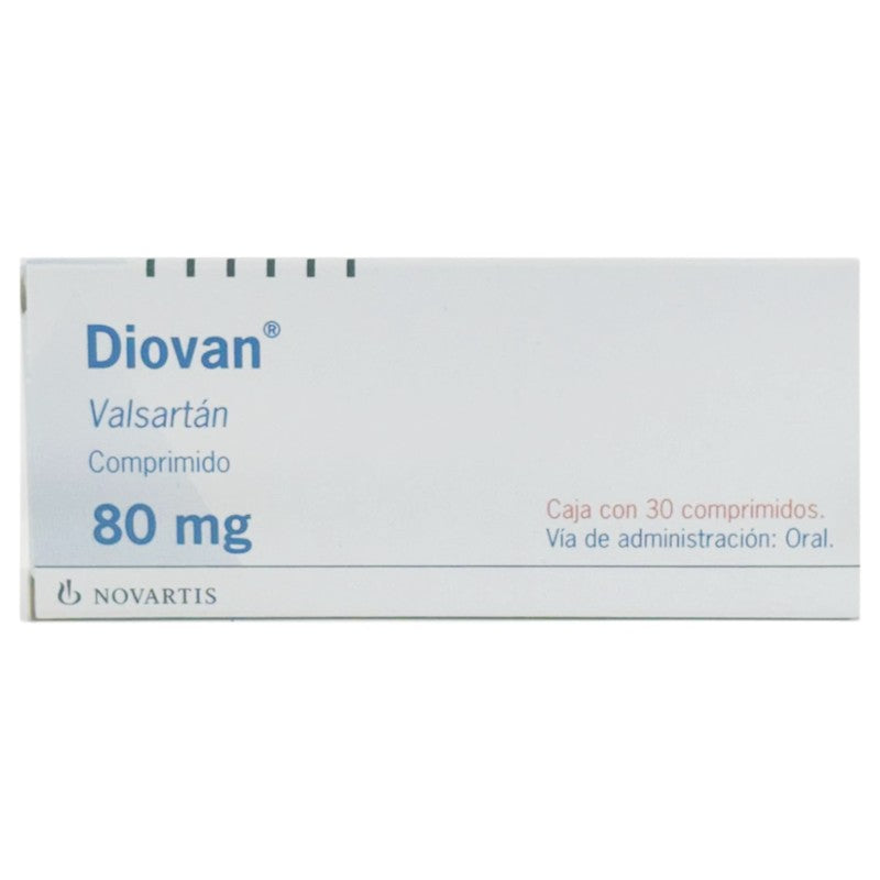 Diovan 80 Mg Con 30 Comprimidos 7501124821036