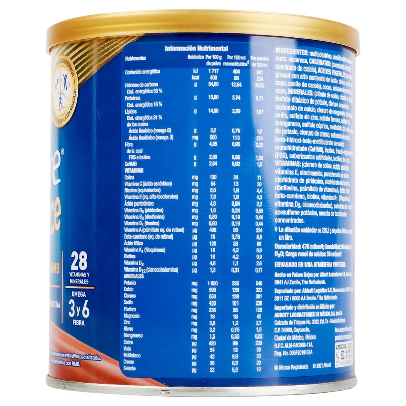 Ensure Advance Chocolate Polvo 400 G 7501033960888 4