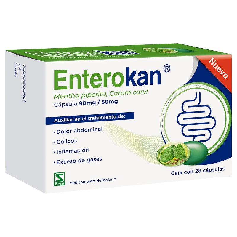 Enterokan 9050 Mg Con 28 Capsulas 7501168890319 2