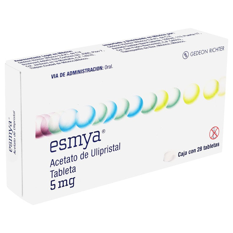 Esmya 5 Mg Con 28 Tabletas 7506352500012 2