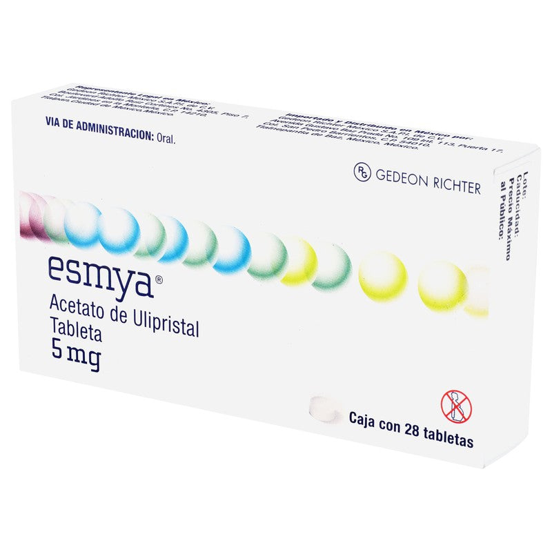 Esmya 5 Mg Con 28 Tabletas 7506352500012 3
