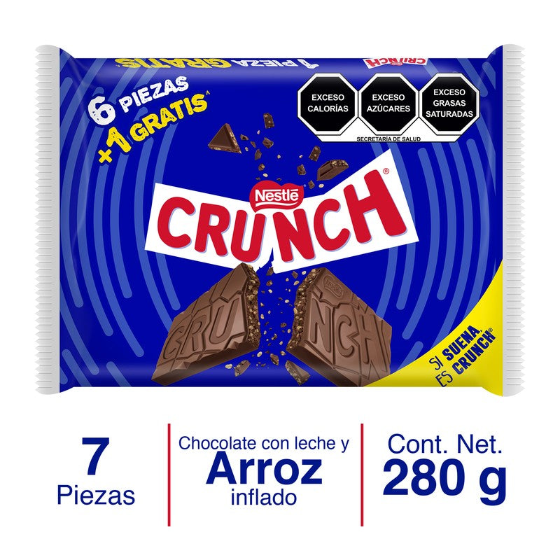 Exhibidor Chocolate Crunch 40 G Con 6 Piezas 7501058632272 6