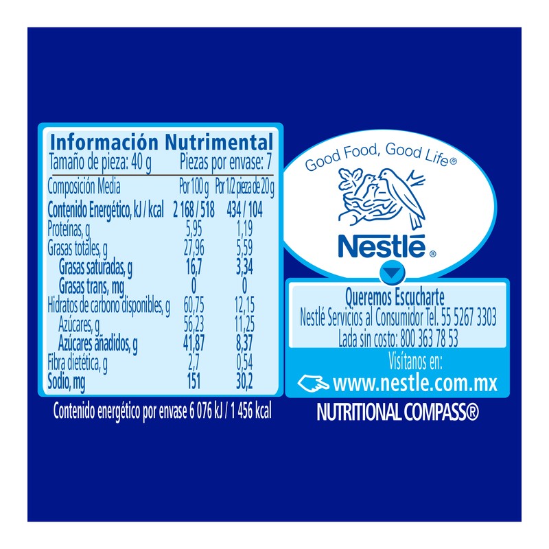 Exhibidor Chocolate Crunch 40 G Con 6 Piezas 7501058632272 8