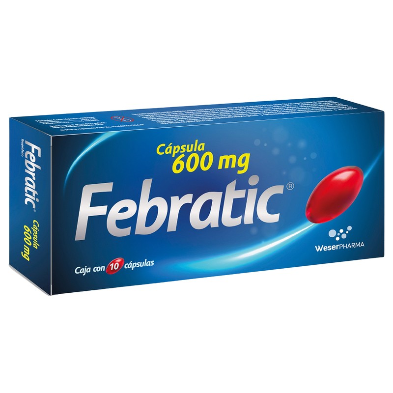 Febratic 600 Mg Con 10 Capsulas 7501300450616 2