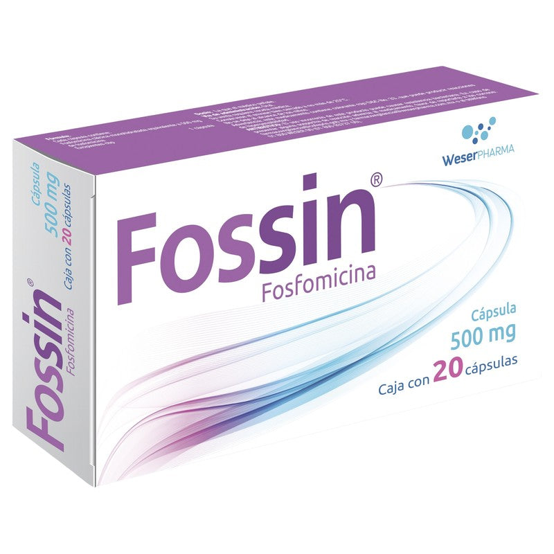 Fossin 500 Mg Con 20 Capsulas 7501300450326 3