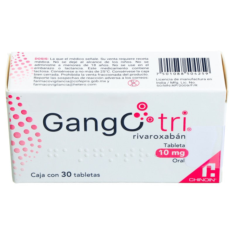 Gangotri 10 Mg Con 30 Tabletas 7501088504259 3
