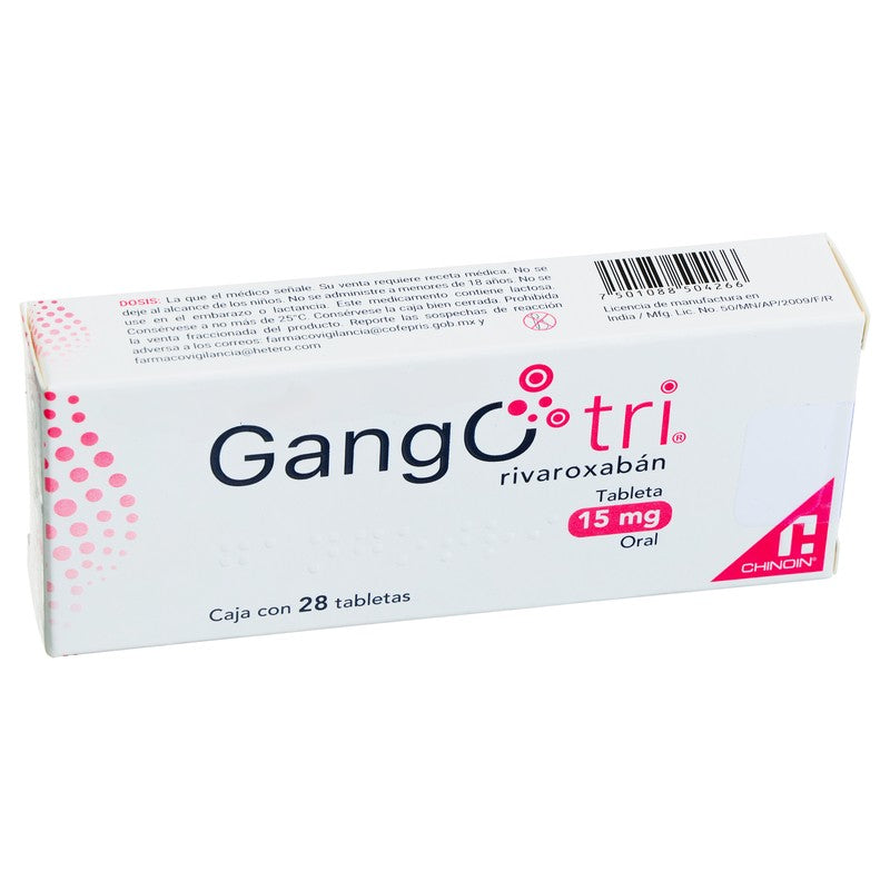 Gangotri 15 Mg Con 28 Tabletas 7501088504266 2