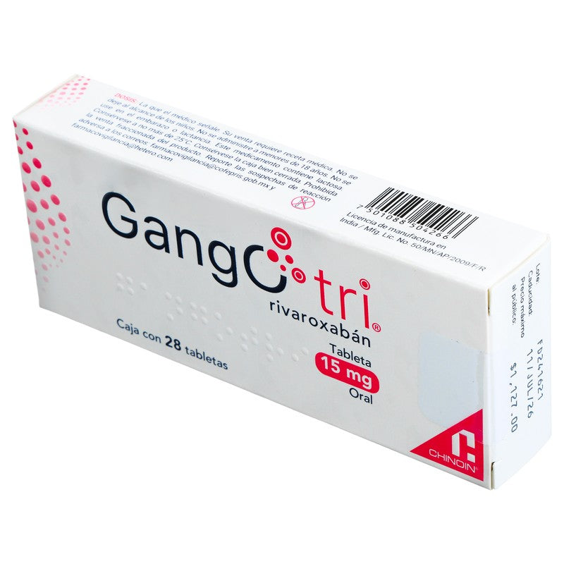 Gangotri 15 Mg Con 28 Tabletas 7501088504266 4