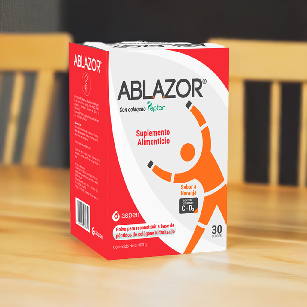 Ablazor Suplemento Alimenticio Naranja Con 30 Soluble 10 G