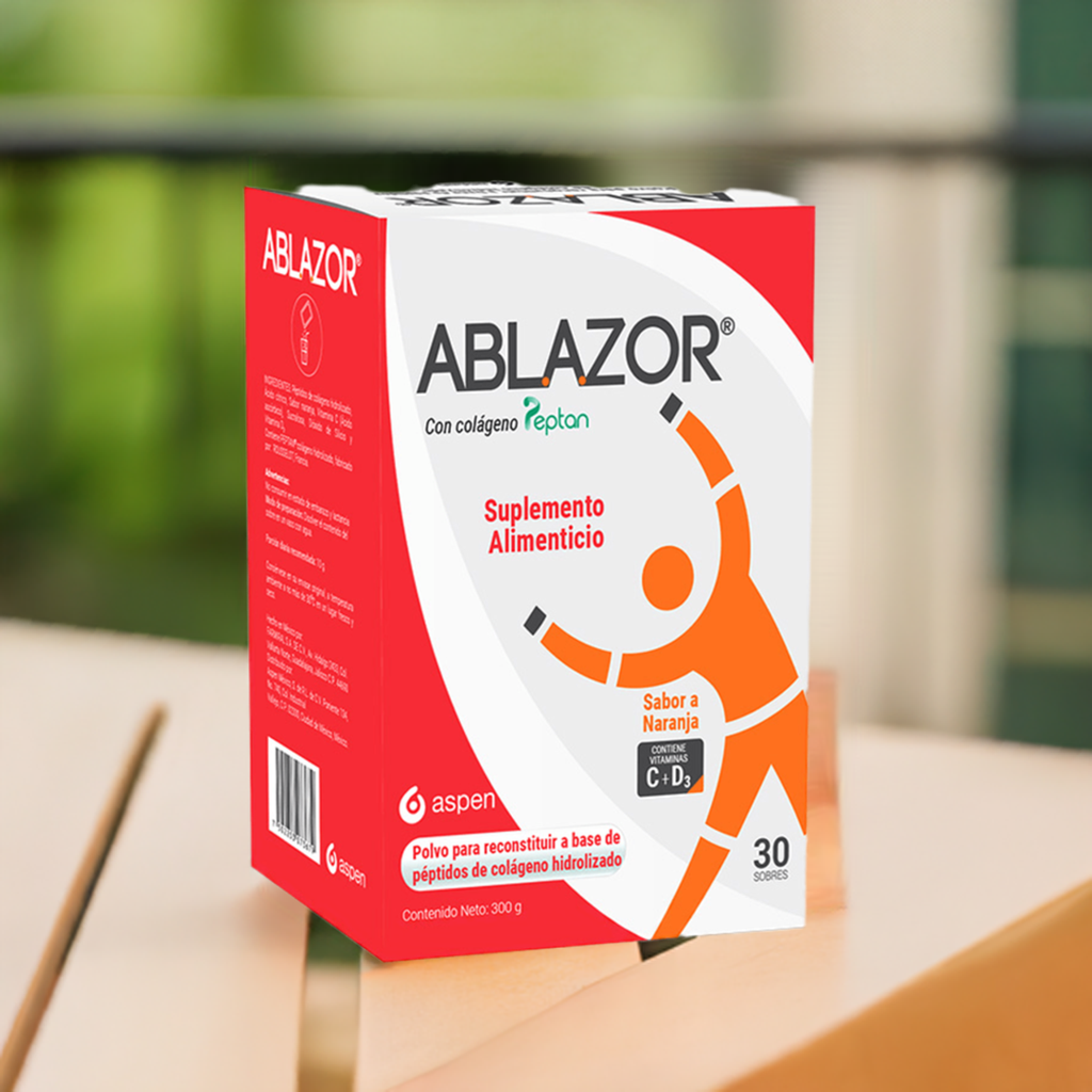 Ablazor Suplemento Alimenticio Naranja Con 30 Soluble 10 G