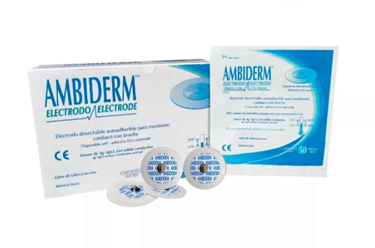 Electrodo Adulto (T-715) 43 Mm X 55 Mm Con 50 Piezas Redondo