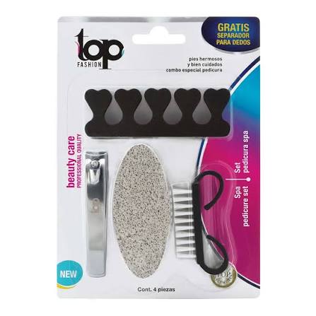 Set Top Fashion Pedicura Spa Con 4 Piezas