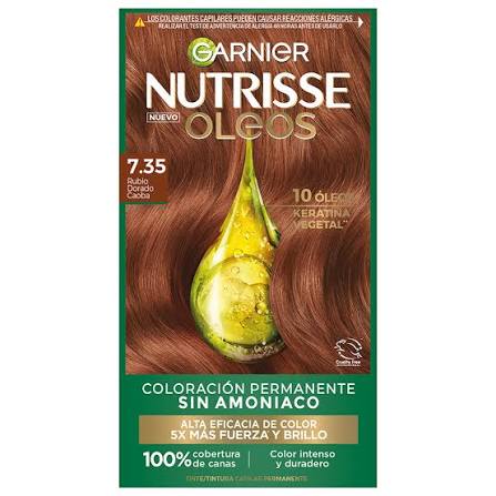 Tinte Nutrisse Oleos Rubio-Dorado Caoba 7.35