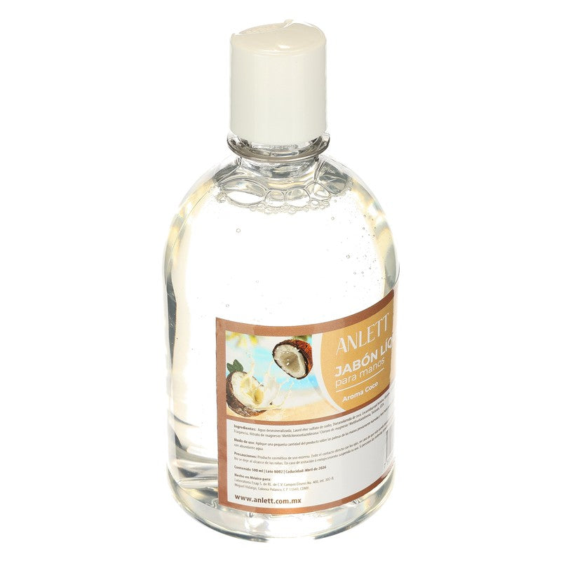 Jabon Anlett Para Manos Coco 500 Ml 7503047737098 2