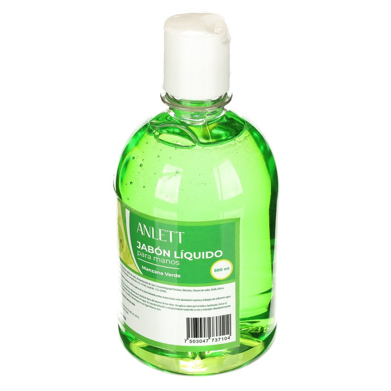Jabon Anlett Para Manos Manzana Verde 500 Ml 7503047737104 4