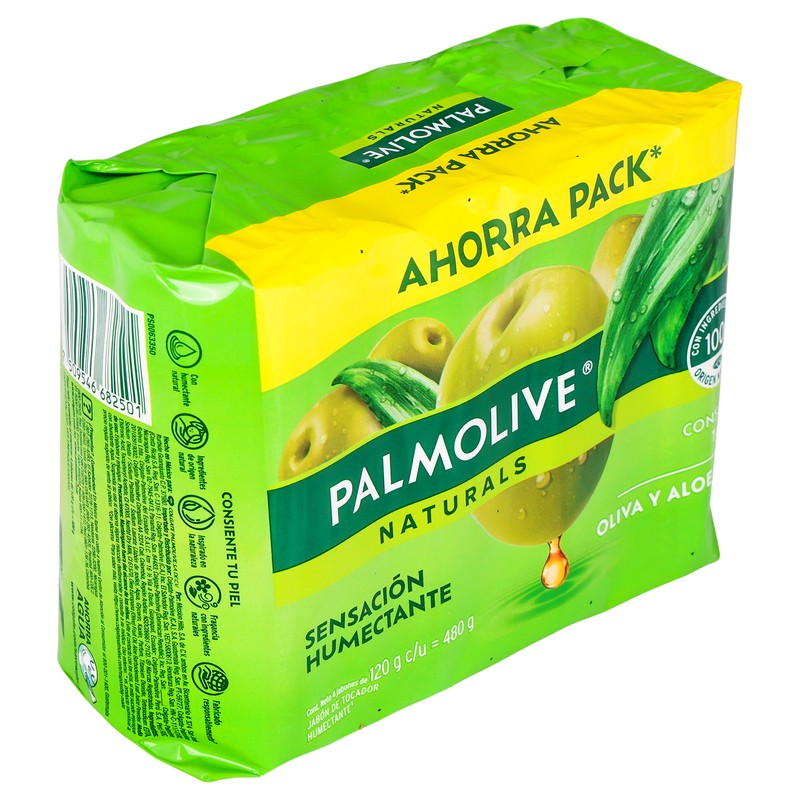 Jabon Palmolive Natural Oliva Y Aloe Vera 120 G Con 4 7509546682501 2